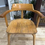 1951 Bauhaus W199 Dining Arm Chair By Walter Gropius And Ben Thompson For Thonet Used. Price: $1950.00.