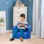 2-IN-1 Kids Sofa, Convertible Table And Chair Set, Blue New. Price: $72.99.