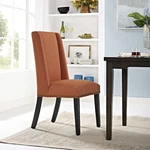 Modway Modern Parsons Nailhead Trim Upholstered Fabric Dining Chair Orange New. Price: $123.93.