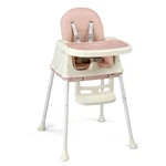 Ktaxon 3-IN-1 Baby High Chair, Portable Adjustable Height 5-POINT Safety Harness New. Price: $29.99.