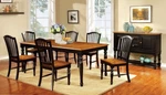 Set Of 6 Williams Mayville Dining Side Chairs Black Antique Oak Wood Farmhouse New. Price: $650.00.