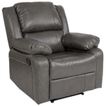 Flash Furniture Harmony Leather Recliner Gray New. Price: $411.99.