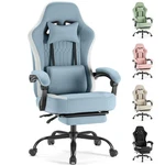 Sweetcrispy Video Game Chair - High Back Ergonomic Computer Desk Large, Blue New. Price: $151.99.