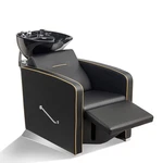 Ergonomic Shampoo Chair With Streamline Design, Ceramic Bowl, Foldable Footrest New. Price: $479.99.
