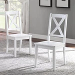 Better Homes & Gardens Maddox Crossing Dining Chairs Set OF2 White Office New. Price: $167.26.