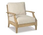 Outdoor Lounge Chair Eucalyptus Wood 30 35 32 Beige P801-820 Signature New. Price: $681.99.