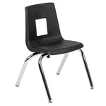 Flash Furniture 14IN. Student Stack Chair Black New. Price: $90.00.