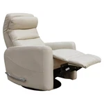 Maklaine Polyester/pu Manual Swivel Glider Recliner Oyster New. Price: $615.77.