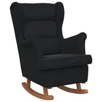 Velvet Rocking Chair With Solid Rubber Wood Legs Various Colors Vidaxl New. Price: $209.99.