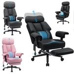 Hoffree 500LBS Big & Tall Office Chair Wide Seat Pu Leather Lumbar Support New. Price: $235.99.