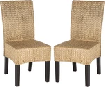 Safavieh Home Collect Luz Natural Wier Dining Chair (set Of 2), 18" New. Price: $233.99.