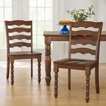 The Pioneer Woman Harper Solid Wood Dining Chairs, 2 Pack, Homestead Brown New. Price: $180.97.