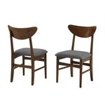 Landon 2-PIECE Wood Dining Chairs W/upholstered Seat Back New. Price: $212.26.