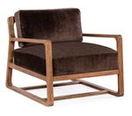 Hooker Furniture CC585 Moraine 31"W Wood Accent Chair - Vintage Natural / New. Price: $820.00.