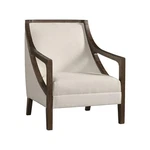 Bowery Hill Transitional Accent Chair With Brown Frame New. Price: $426.77.