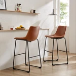 Sweetcrispy Counter Height Bar Stools Set Of 2 30 Inch Faux New. Price: $137.55.