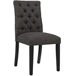 Modway Duchess 21.5" Button Tufted Polyester Fabric Dining Chair Brown New. Price: $102.99.