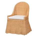 Bali & Pari Maya Natural Rattan Accent Chair Light Honey New. Price: $282.37.
