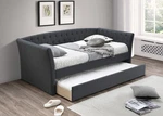 Contemporary Style 1PC Day Bed W/ Trundle Button Tufted Charcoal Finish Slat Inc New. Price: $670.20.