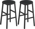 Mahancris Bar Stools, Set Of Round Chairs With Footrest, 24.4 Inch Kitchen New. Price: $79.07.