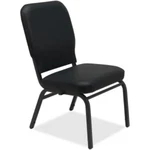 Lorell LLR59596 Oversized Stack Chairs Vinyl Black Steel Frame New. Price: $477.93.