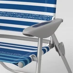 Ocean Zero Blue White Folding Beach Chair Sun Canopy Cup Holder New. Price: $34.99.