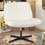 Olixis Criss Cross Chairs Legged Armless Fabric(no Wheels), Furry Beige New. Price: $106.54.