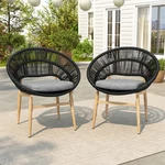 Christopher Knight Home - James Patio Iron Dinning Chairs (set Of 2) New. Price: $305.58.