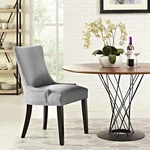 Modway Marquis Fabric Parsons Dining Chair With Nailhead Trim Light Gray New. Price: $171.25.