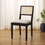 Stylish Suzetta Solid Wood Dining Chair - Black/natural/white Options New. Price: $244.99.