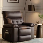 Pu Leather Recliner Chair For Adults 360 Swivel Manual Reclining Single Sofa New. Price: $239.99.