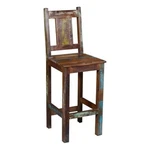 Moti Trinidad Hand-crafted Coastal Solid Wood Bar Chair Multi-color New. Price: $480.48.