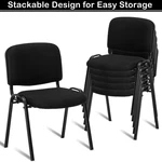 16"D X 21.7"W 30.3"H Waiting Room Chairs 5-PACK Office Guest Stackable New. Price: $138.99.