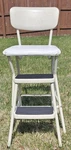 Vintage Cosco Step Stool Chair Folding Kitchen Ladder Seat Usa 2003 Retro Good Used. Price: $75.00.
