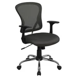 Flash Furniture Gray Mesh Chair, H-8369F-DK-GY-GG New. Price: $239.99.