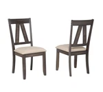 Kings Brand - Lynn Brown Wood Dinette Dining Room Side Chairs, Set Of 2 New. Price: $145.99.
