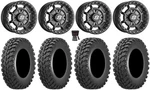 Sedona Rift 14" Wheels Black 29" Cross Trail Tires Can-am Maverick X3 New. Price: $1461.38.