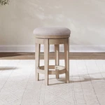 Liberty Furniture Brentwood Uph Swivel Console Stool - Sandstone Brown New. Price: $199.99.