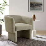 Muse Barrel Accent Chair In Cork New. Price: $405.25.