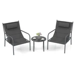 3 Piece Patio Set Outdoor Table And Chairs Bistro Small Front Porch Balcony New. Price: $59.49.