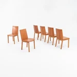 2000S Set Of Six Per Hansbaek For Skovby SM51 Danish Cherry Wood Dining Chairs Used. Price: $3200.00.