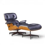Charles And Ray Eames For Herman Miller Walnut Lounge Chair With Ottoman Used. Price: $6347.00.