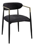 Acme Jaramillo Wood & Fabric Upholstered Side Chair In Black (set Of 2) New. Price: $393.31.