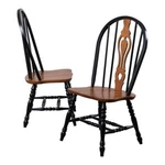 Pemberly Row 18" Traditional Solid Wood Dining Chair Black (set Of 2) New. Price: $464.92.