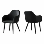 Monarch Faux Leather Upholstered Dining Chair Black (set Of 2) New. Price: $376.72.