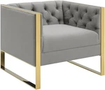 Eastbrook Tufted Back Grey Chair By Coaster Furniture - Stylish Comfort New. Price: $961.99.