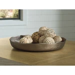 Signature Design By Ashley Wallmen Decorative Cast Aluminum Tray, Wavy Edge New. Price: $115.83.