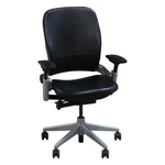 Steelcase Leap V2 Task Chair Pu Leather, Platinum Frame, Ergonomic - Black Seller. Price: $819.00.