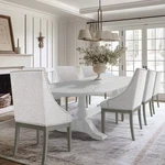 Homepop Upholstered Side Neutral: Polyester Armless Accent Chair, Swoop New. Price: $81.99.
