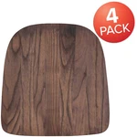 Flash Furniture Rustic Walnut Wood Seat For Colorful Metal CHAIRS,PK4 New. Price: $126.66.